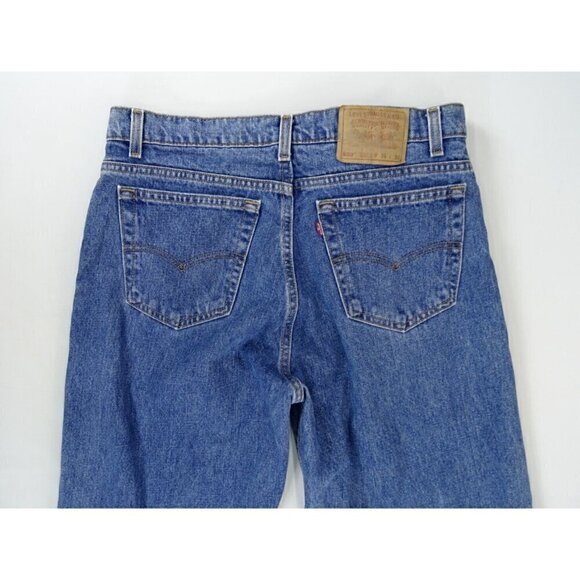 Levi's 550 Relaxed Tapered Leg Mens Jeans 36x30 USA Made Denim Blue Med Wash - Picture 4 of 10